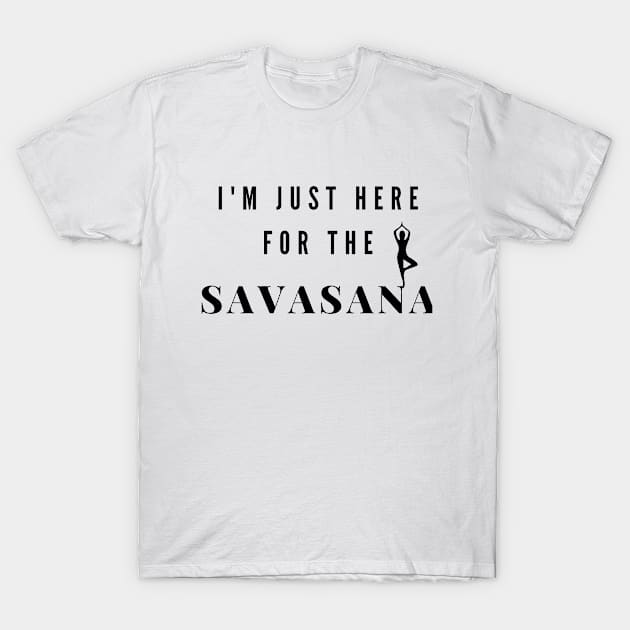 Yoga Savasana T-Shirt by Plush Tee